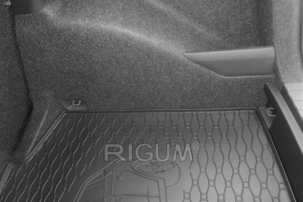 Bagasjeromsmatte Skoda Scala (2019-) – Luktfrie Gummi | Rigum