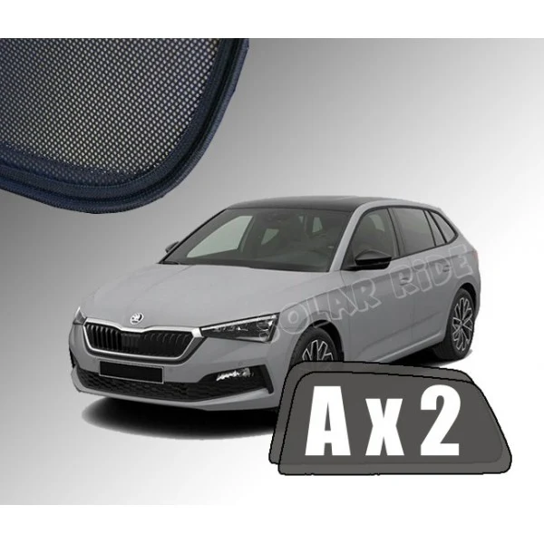 Solskjerm Skoda Scala (2019-) (2 stk)