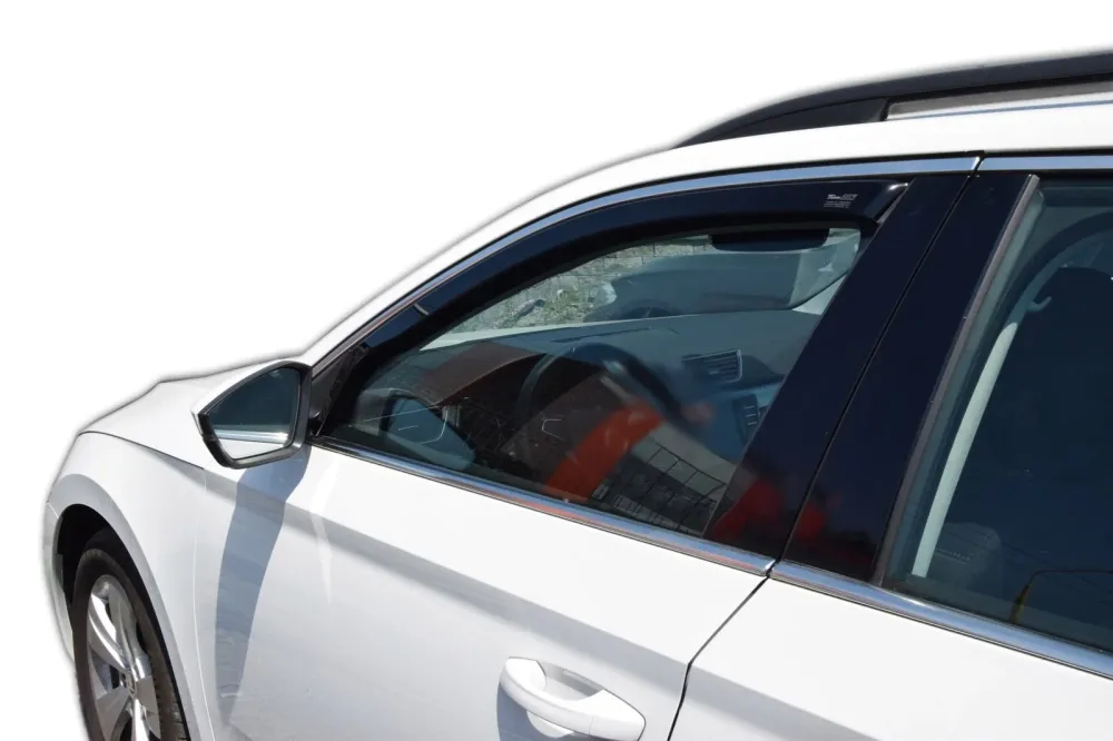 Vindavviser Skoda Super III / sett 2 stk. (2015-2023) – PMMA Plexi | Heko