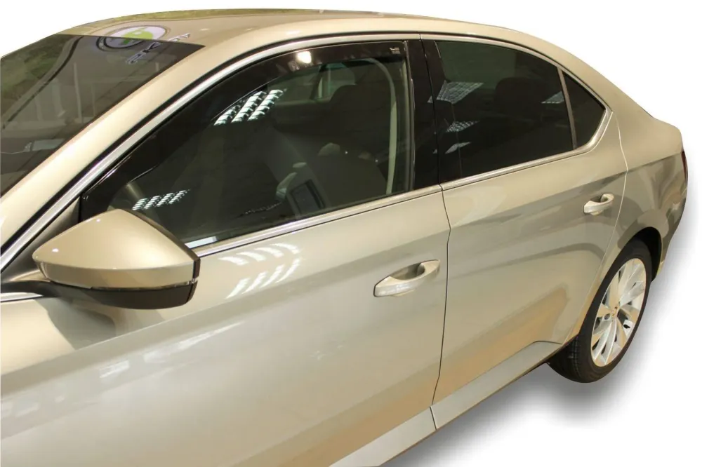 Vindavviser Skoda Superb III Liftback / sett 4 stk. (2015-2024) – PMMA Plexi | Heko