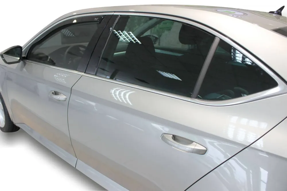 Vindavviser Skoda Superb III Liftback / sett 4 stk. (2015-2024) – PMMA Plexi | Heko
