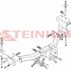 Tilhengerfeste Ssangyong Actyon Sports (2/4WD) (2008-2012) – fastmontert | Steinhof