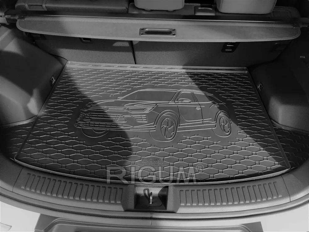Bagasjeromsmatte Ssangyong Korando IV (2019-) – Luktfrie Gummi | Rigum