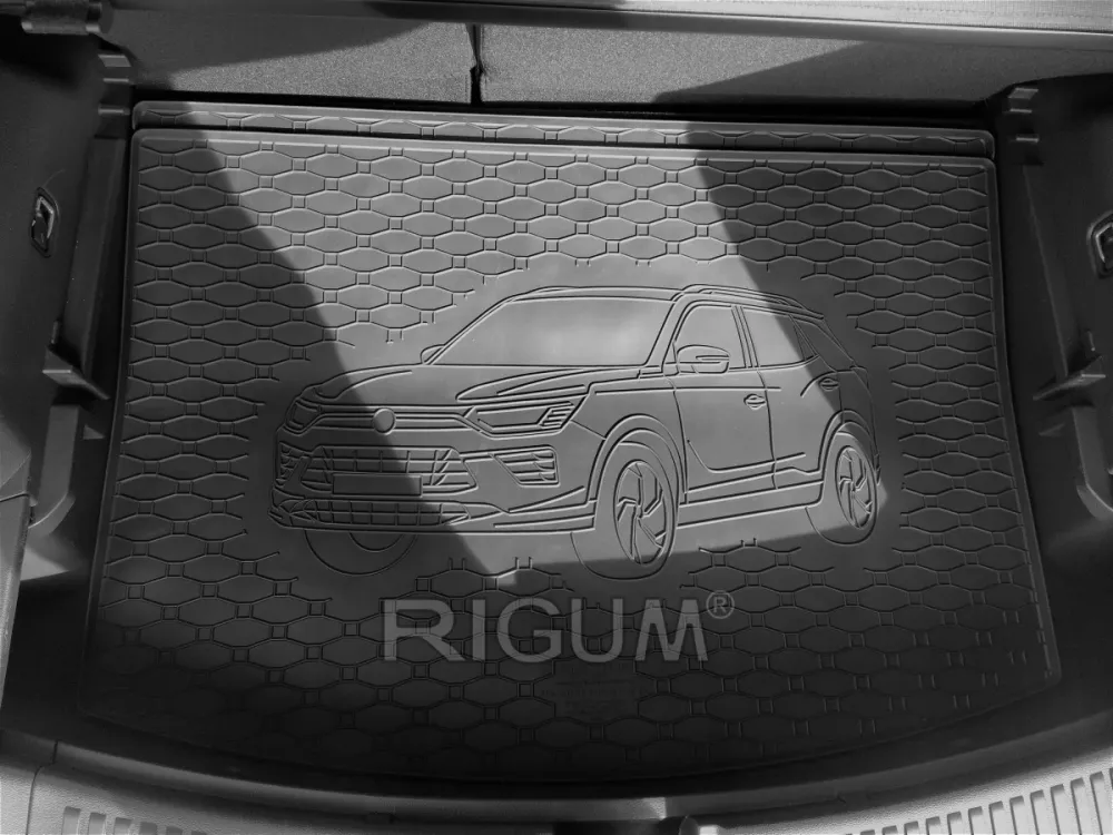 Bagasjeromsmatte Ssangyong Korando IV (2019-) – Luktfrie Gummi | Rigum
