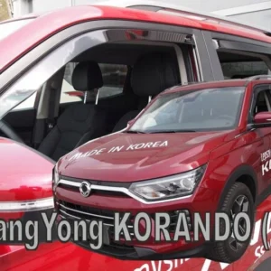 Vindavviser Ssangyong KORONDO IV 5-dørs 2019→ sett 4 stk – PMMA Plexi | Heko