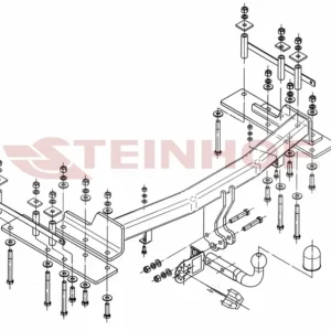 Tilhengerfeste Ssangyong Kyron (2006-2014) – fastmontert | Steinhof