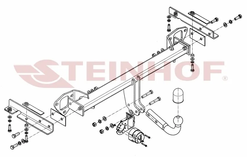 Tilhengerfeste Subaru Forester III (2008-2013) – fastmontert | Steinhof