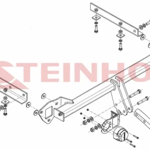 Tilhengerfeste Subaru Impreza (5D) (GH) (eksl. WRX) (2007-2012) – fastmontert | Steinhof