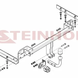 Tilhengerfeste Subaru Legacy V 4D (2009-) – fastmontert | Steinhof