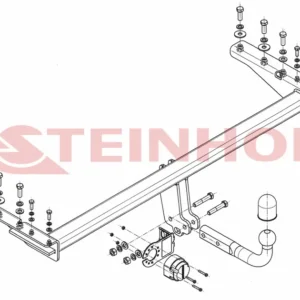 Tilhengerfeste Subaru Legacy Outback (BE/BH) (1998-2004) – fastmontert | Steinhof