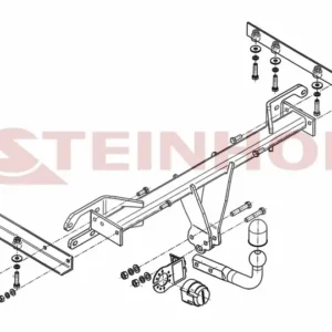 Tilhengerfeste Subaru Outback IV (BR) (2009-2014) – fastmontert | Steinhof