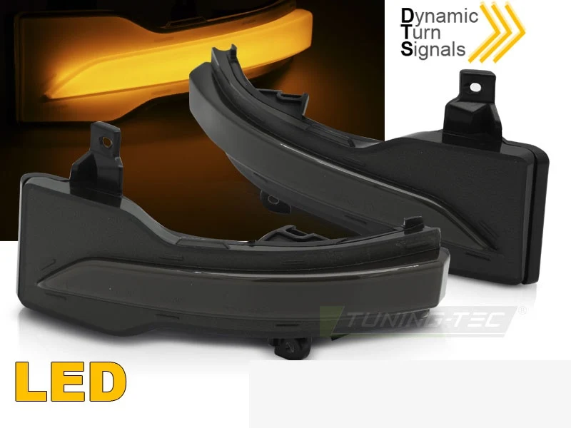 Blinklys Subaru Outback 14- – Sekvensiell LED Smoke Speilmontert