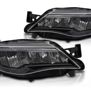 Frontlykter Subaru WRX (2008–2014) LED Tube Light Svart - LPSU23