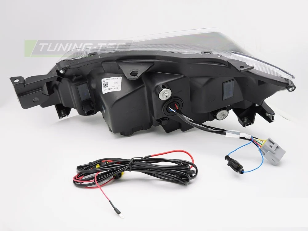 Frontlykter Subaru WRX (2008–2014) LED Tube Light Svart - LPSU23