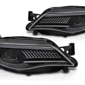 Frontlykter Subaru WRX (2008–2014) LED Tube Light Svart - LPSU22