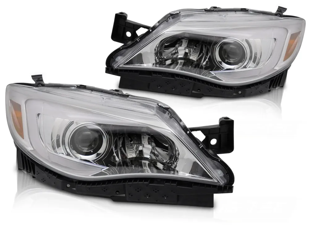 Frontlykter Subaru WRX (2008–2014) Tube Light Krom - LPSU27