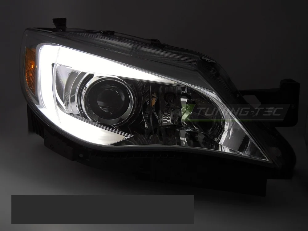 Frontlykter Subaru WRX (2008–2014) Tube Light Krom - LPSU27