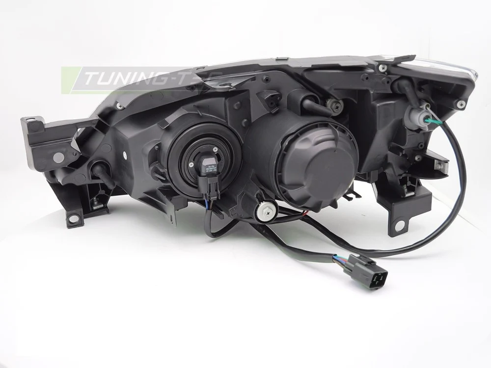 Frontlykter Subaru WRX (2008–2014) Tube Light Svart - LPSU28