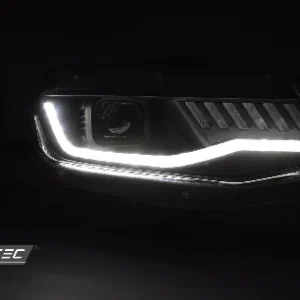 Frontlykter Subaru WRX (2014–2022) LED DRL Svart - LPSU16