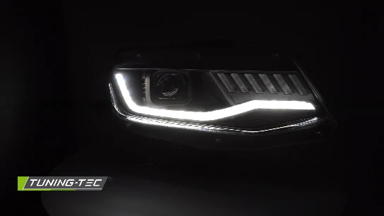 Frontlykter Subaru WRX (2014–2022) LED DRL Svart - LPSU16