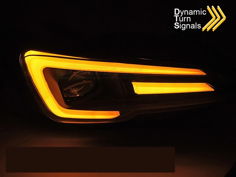 Frontlykter Subaru WRX (2014–2022) LED DRL Svart - LPSU16
