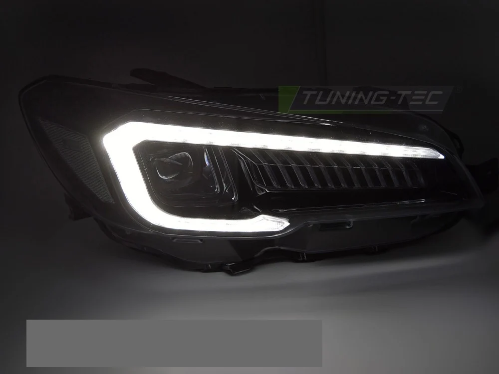 Frontlykter Subaru WRX (2014–2022) LED Tube Svart - LPSU24