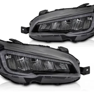 Frontlykter Subaru WRX (2014–2022) LED Tube Svart - LPSU25