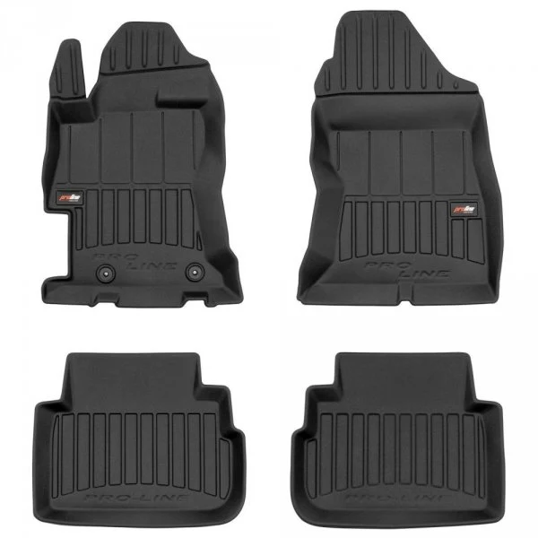 Gulvmatter Subaru XV II (2018-2023) – 3D Premium med sidekant | Frogum