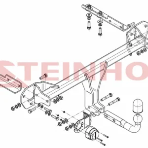 Tilhengerfeste Subaru XV I (2011-2017) – fastmontert | Steinhof