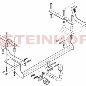 Tilhengerfeste Suzuki Ignis II (MH) (inkl. 4x4) (eksl. Sport) (2003-2006) – fastmontert | Steinhof