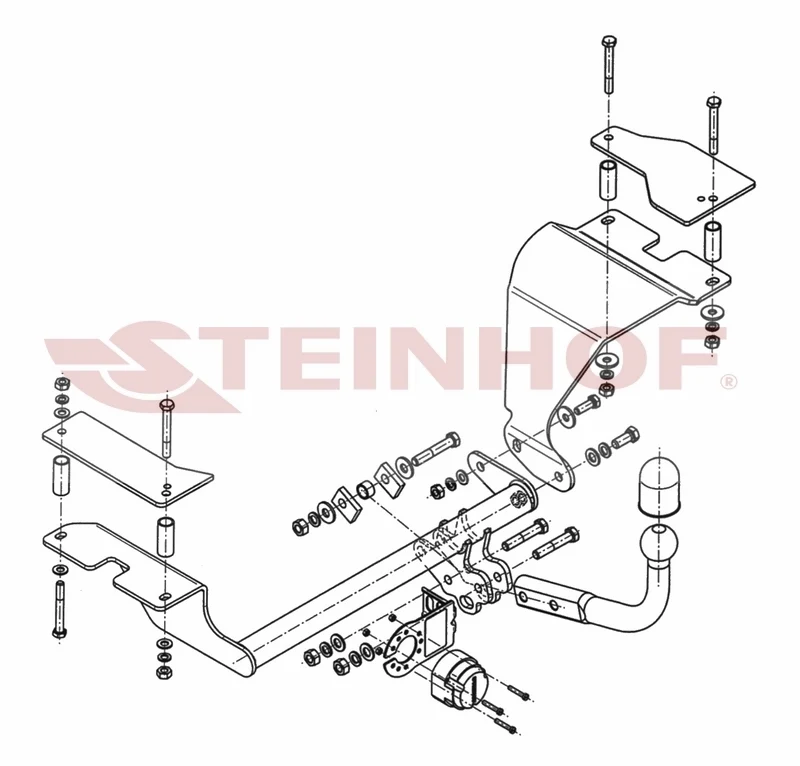 Tilhengerfeste Suzuki Swift (2005-2010) – fastmontert | Steinhof