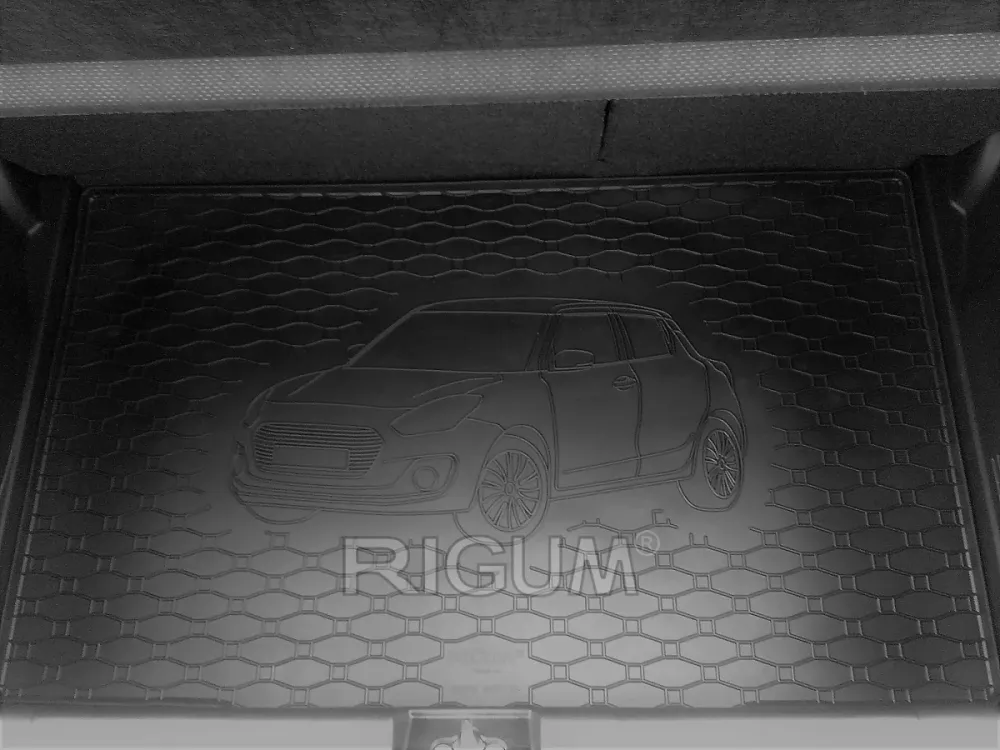 Bagasjeromsmatte Suzuki Swift Hatchback (2017-) – Luktfrie Gummi | Rigum