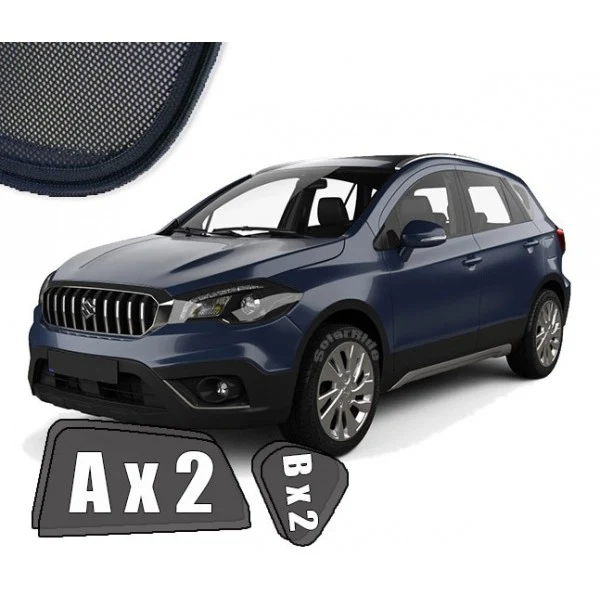 Solskjerm Suzuki SX4 S-Cross (2013-2021) (4 stk)