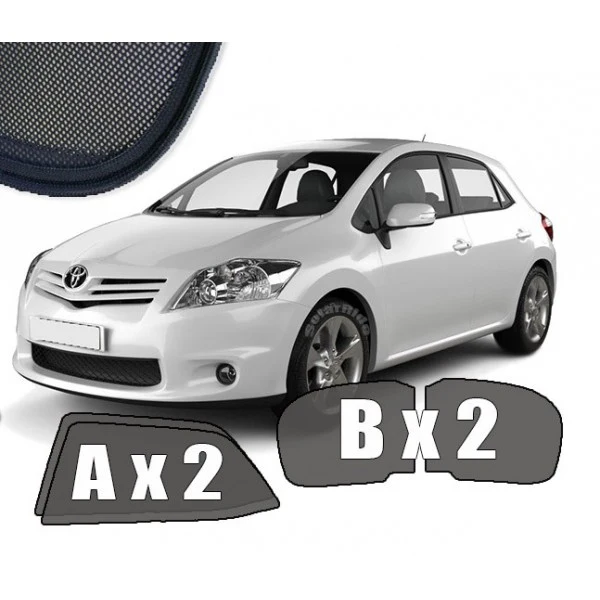 Solskjerm Toyota Auris I (2006-2013) (4 stk)