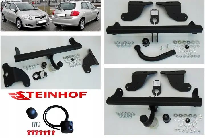Tilhengerfeste Toyota Auris I 3/5D (2007-2012) – fastmontert | Steinhof