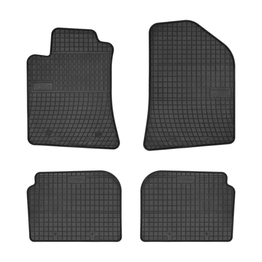 Gulvmatter Toyota Avensis II (T25) (2003-2009) – med sidekant på 1 cm | Frogum