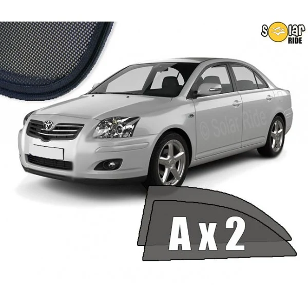 Solskjerm Toyota Avensis (T25) II (2003-2009) (2 stk)