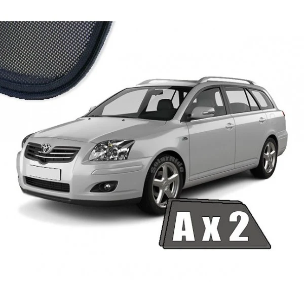 Solskjerm Toyota Avensis (T25) Stasjonsvogn II (2003-2009) (2 stk)