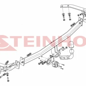 Tilhengerfeste Toyota Avensis Verso (2001-2006) – fastmontert | Steinhof