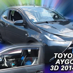 Vindavviser Toyota AYGO II 3-dørs 2014→ sett 2 stk. – PMMA Plexi | Heko