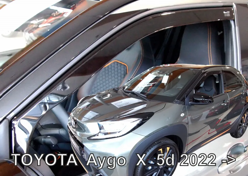 Vindavviser Toyota Aygo X (2022-) – PMMA Plexiglass | Heko