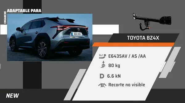 Tilhengerfeste Toyota bZ4X (EA10) (2022-) – avtagbart | Aragon