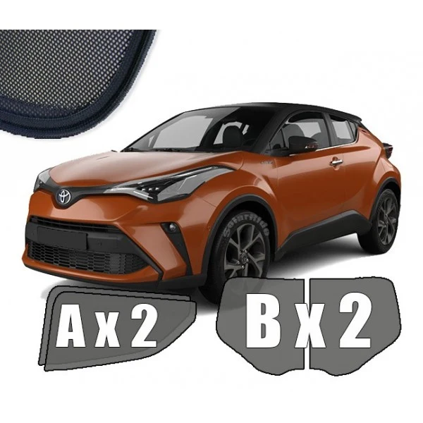 Solskjerm Toyota C-HR I (2016-2023) (2 stk)