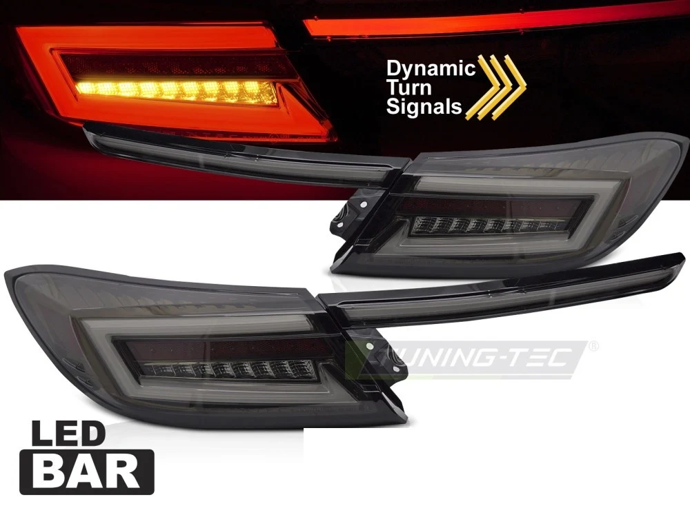Baklykter Toyota GR86 (2021–) LED Bar Gold Smoke Sekvensielle - LDTO24