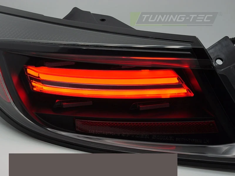 Baklykter Toyota GR86 (2021–) LED Bar Smoke Sekvensiell Svart - LDTO42