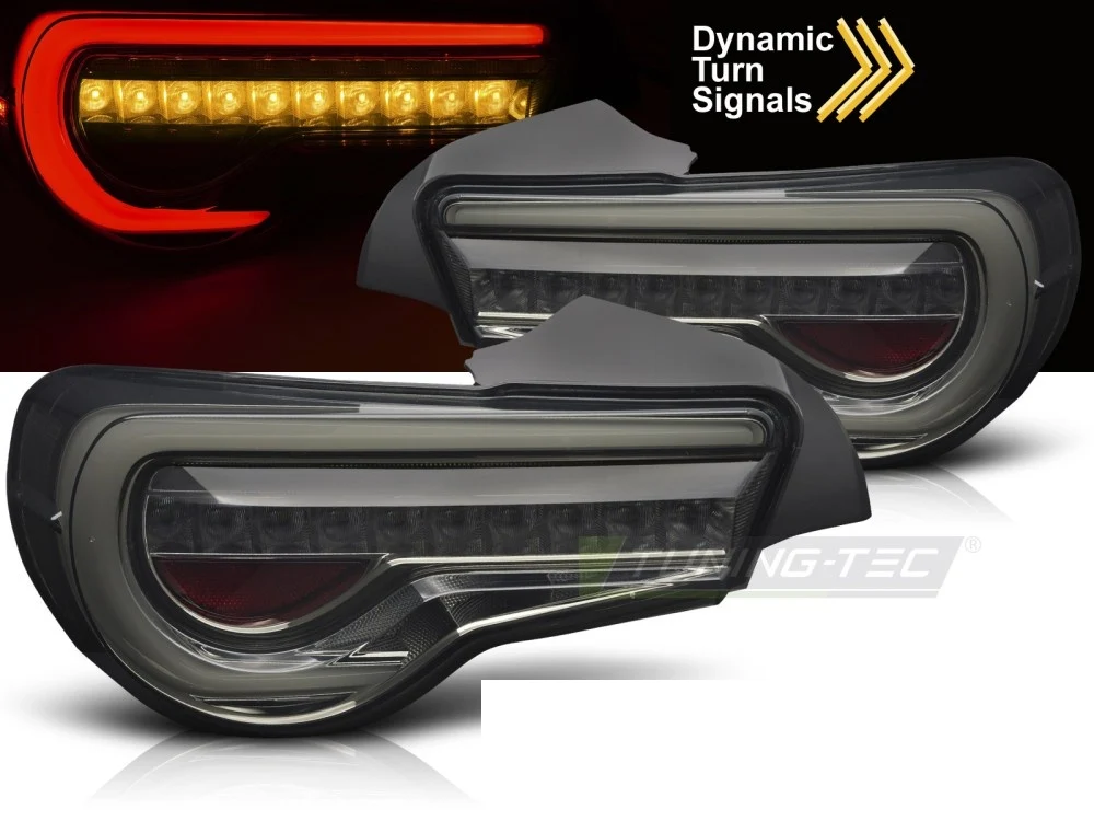Baklykter Toyota GT86 (2012–2021) LED Bar Smoke - LDTO54