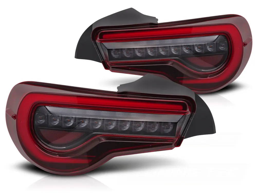 Baklykter Toyota GT86 (2012–2021) LED Bar Rød - LDTO53