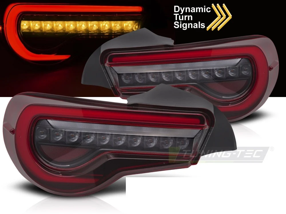 Baklykter Toyota GT86 (2012–2021) LED Bar Rød - LDTO53