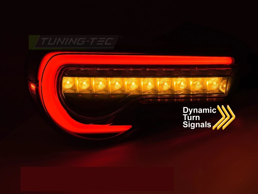 Baklykter Toyota GT86 (2012–2021) LED Bar Rød - LDTO53