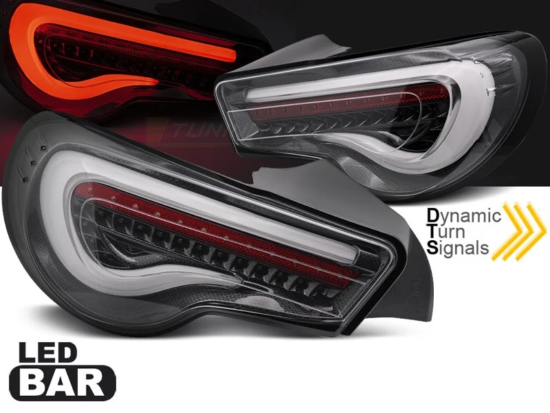 Baklykter Toyota GT86 (2012–2021) LED Bar Karbon Sekvensiell - LDTO38
